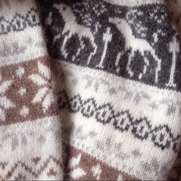 MAGLIA DONNA Handmade Angora Sweater Dress Holidays Winter M Italy - Picture 5 of 9